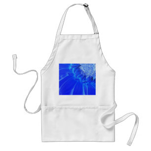 electric blue gerbera standard apron