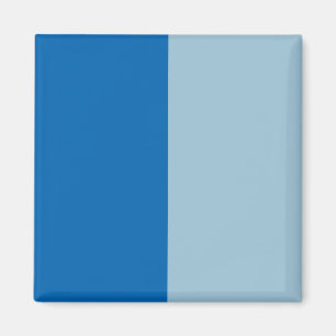 Electric Blue Lemonade and Aquamarine Duo Tone Magnet