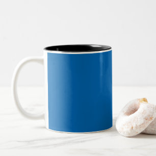Electric Blue Lemonade and Aquamarine Duo Tone Two-Tone Coffee Mug
