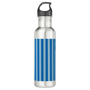 Electric Blue Lemonade and Aquamarine Vertical Str 710 Ml Water Bottle