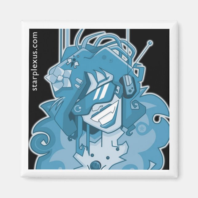 electric blue magnet (Front)