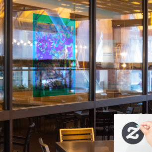 Electric Blue window decal 