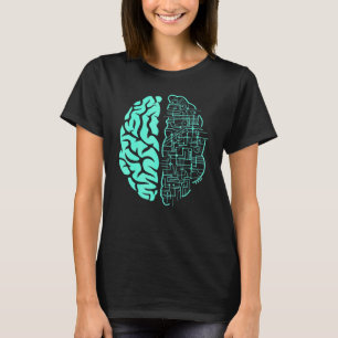 Electric Brain Artificial Intelligence Technology T-Shirt