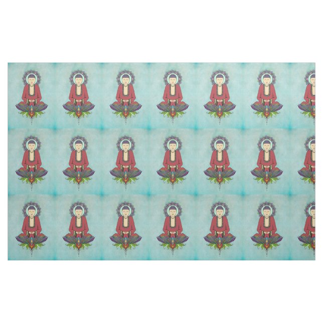 Electric Buddha Customizable Fabric (Fat Quarter)