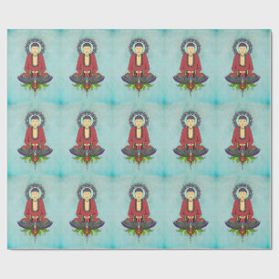 Electric Buddha Wrapping Paper
