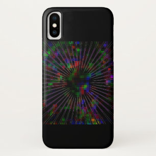 Electric Burst Design iPhone X Case