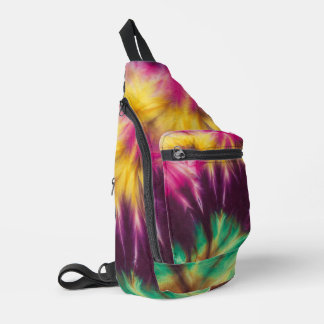 Electric Burst Sling Print Cut Sew Bag