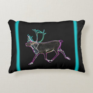 Electric Caribou Decorative Pillow