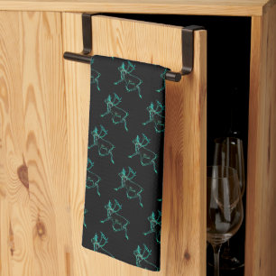 Electric Caribou Kitchen Towel