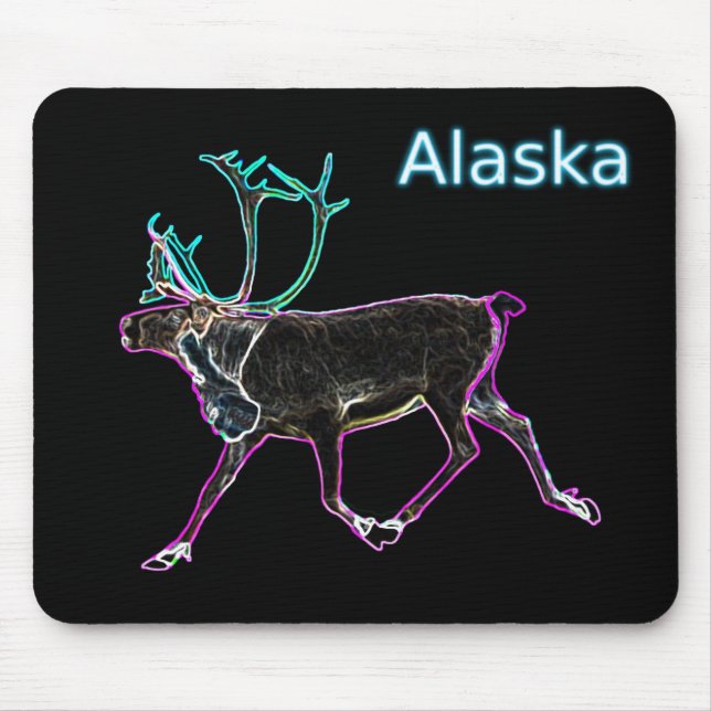 Electric Caribou Mouse Pad (Front)