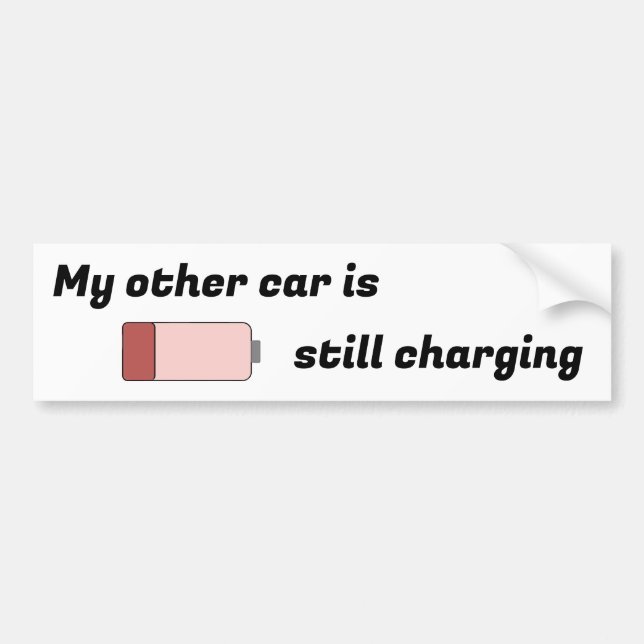 Electric Cars, meh! Bumper Sticker (Front)