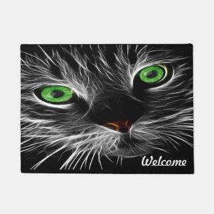 Electric Charge Cat Named Dodo Doormat