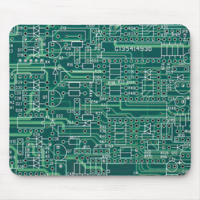 Electric circuit layout mouse pad (Front)