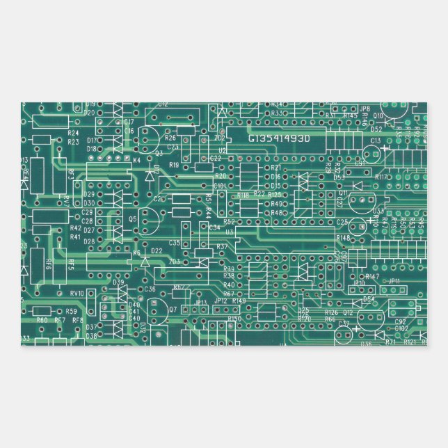 Electric circuit layout sticker (Front)