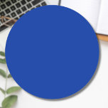 Electric Cobalt Solid Colour | Classic Elegant Classic Round Sticker<br><div class="desc">Electric Cobalt Solid Colour | Blue Shades | Classic | Elegant | Trendy | Stylish | Gift</div>