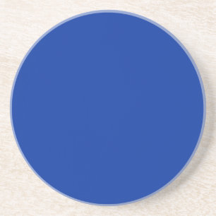 Electric Cobalt Solid Colour   Classic Elegant Coaster