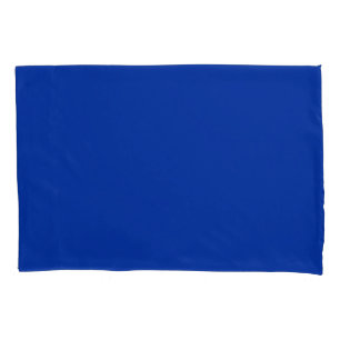 Electric Cobalt Solid Colour Classic Elegant Pillowcase