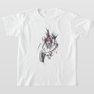 Electric Colourful Abstract Tribal Tattoo Art T-Shirt