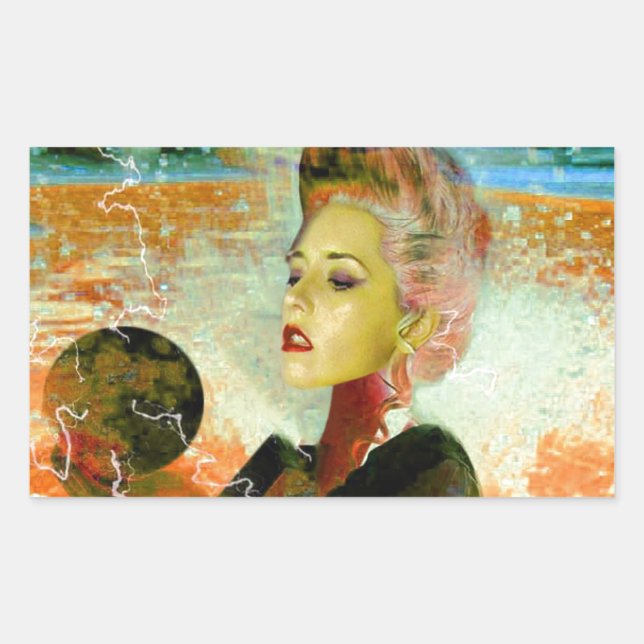 Electric cyborg sticker (Front)