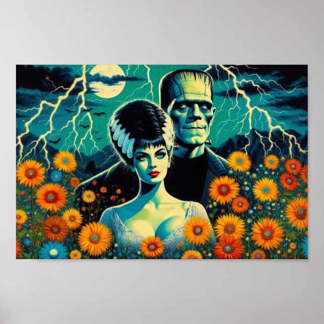 Electric Daisies poster print (Front)