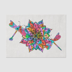 Electric Dragonfly A  Tissue Paper