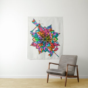 Electric Dragonfly Tapestry