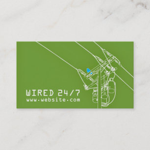 Electric Electrician Business Card