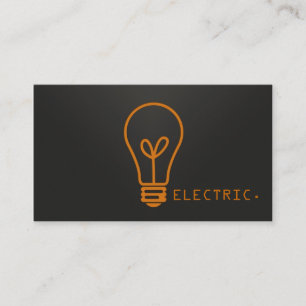 Electric Electrician Electricity Business Card