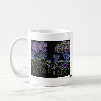 Electric Elephants Coffee Mug
