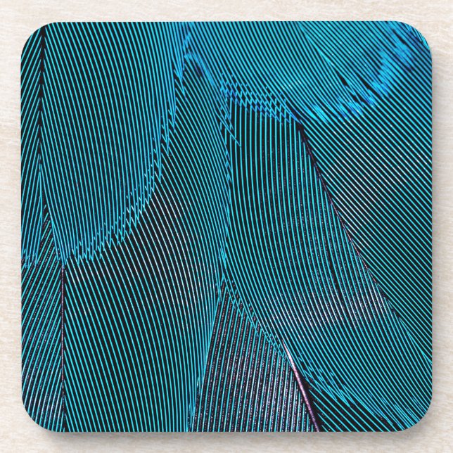electric feathers coaster (Front)