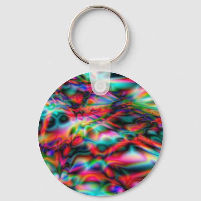 Electric Flames Keychain (Front)