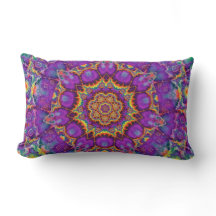 Electric Flower Purple Rainbow Kaleidoscope Art