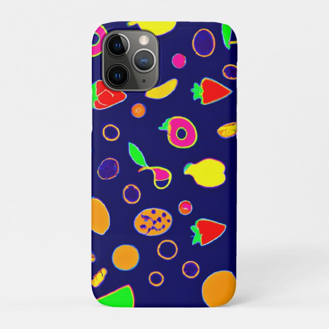 Electric Fruit Fiesta Design Case-Mate iPhone Case (Back)