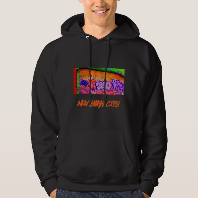 'Electric Graffiti Gates' Hoodie (Front)