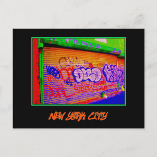 'Electric Graffiti Gates' Postcard