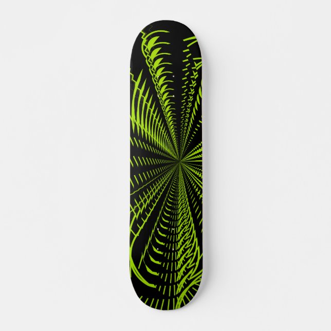 Electric  Green - Customized Skateboard (Front)