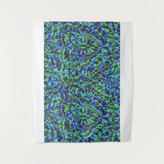 Electric Green Swirl | Abstract Wall Tapestry