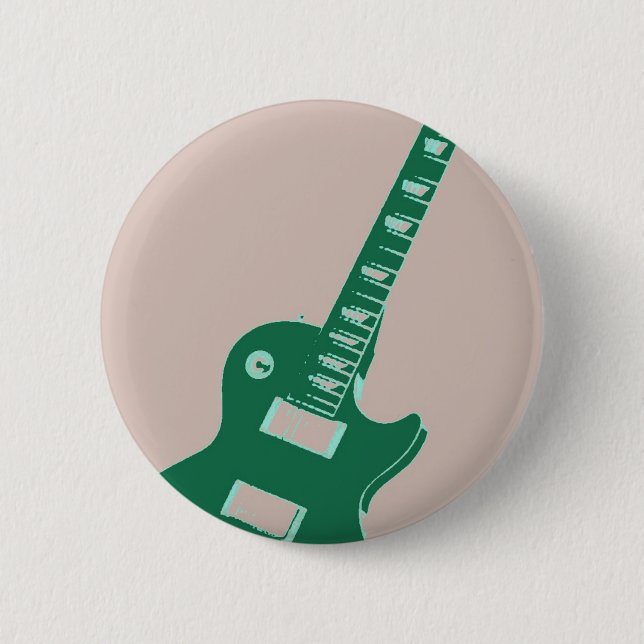 Electric Guitar 2 Inch Round Button (Front)