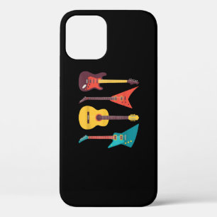 Electric Guitar And Acoustic Guitar Musician Gift iPhone 12 Pro Case