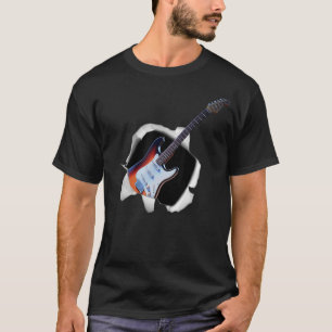 Electric Guitar And Wallpaper  Guitarist Men Boys T-Shirt