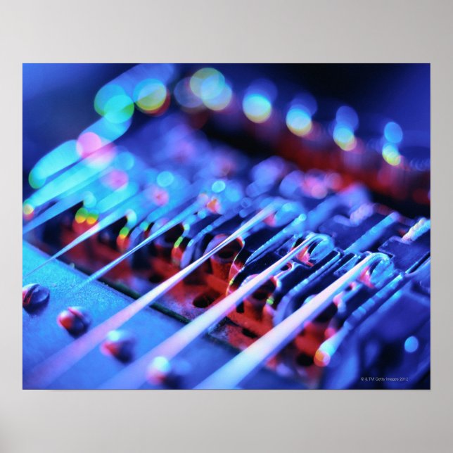 Electric Guitar Bridge Poster (Front)