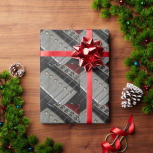 Electric Guitar Bridge, Strings Wrapping Paper