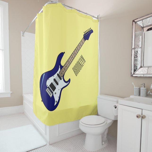 Electric guitar cartoon illustration (In Situ)