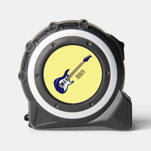 Electric guitar cartoon illustration 1 (Front)