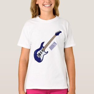 Electric guitar cartoon illustration T-Shirt
