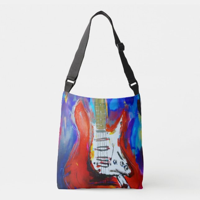 Electric Guitar Crossbody Bag (Front)