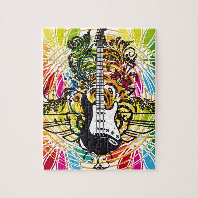 Electric Guitar design Jigsaw Puzzle (Vertical)