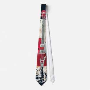 Electric Guitar Design Tie