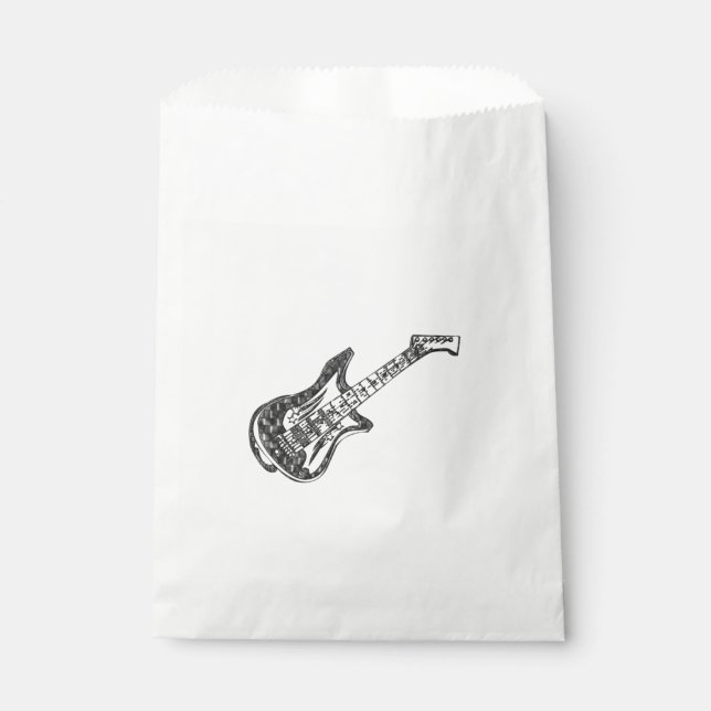 Electric Guitar Favour Bag (Front)