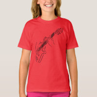 Electric guitar. For a music lovers. String. Bass.